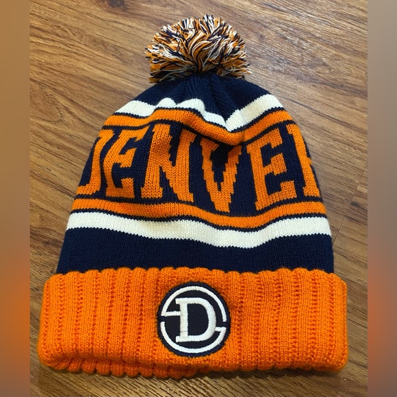 Denver (Broncos/Nuggets) Winter Beanie Hat - Picture 1 of 2
